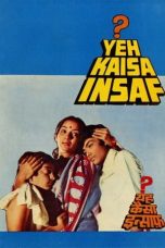Movie poster: Yeh Kaisa Insaf? 1980